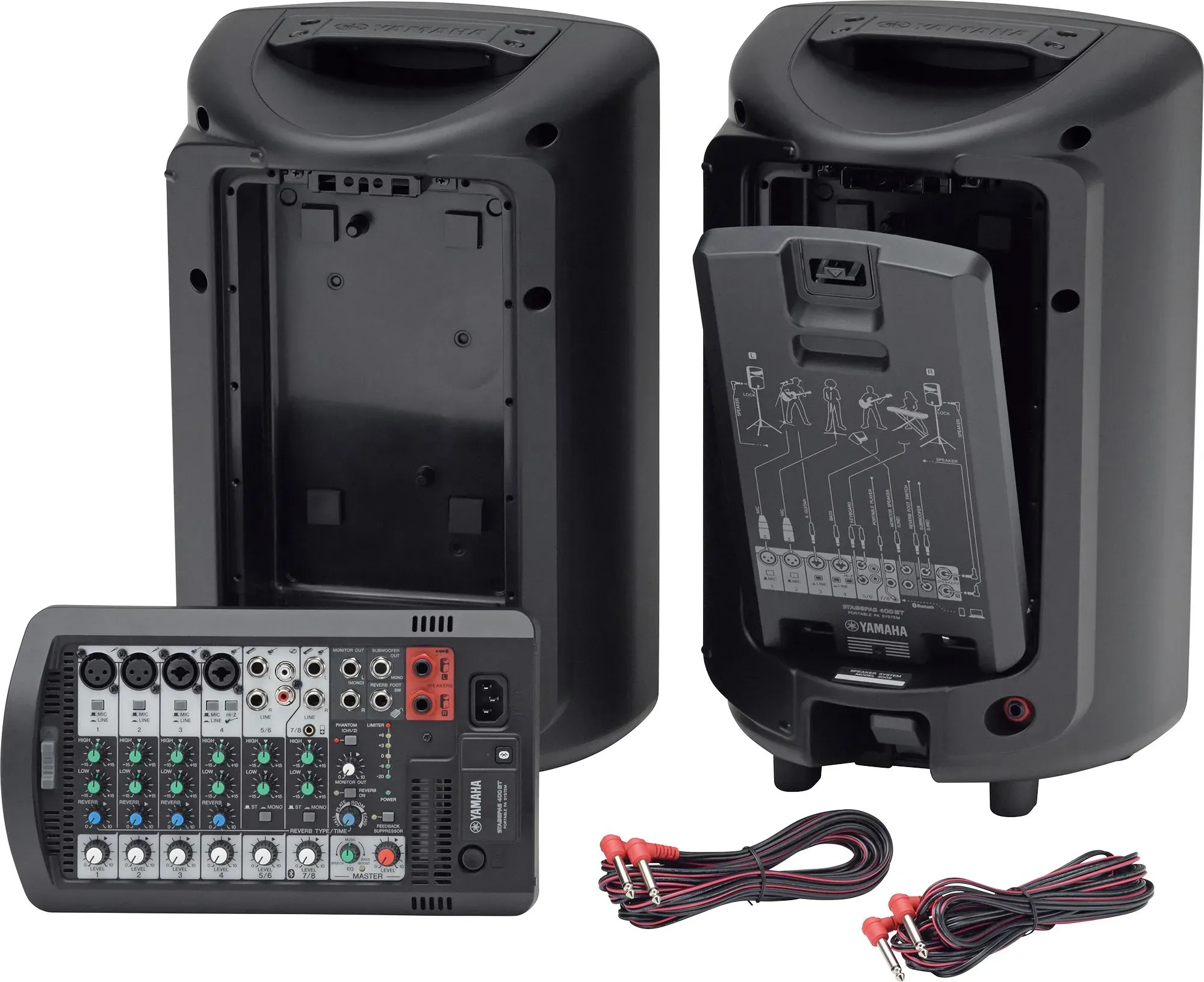 Yamaha STAGEPAS 400BT Portable PA System with Bluetooth — view 3