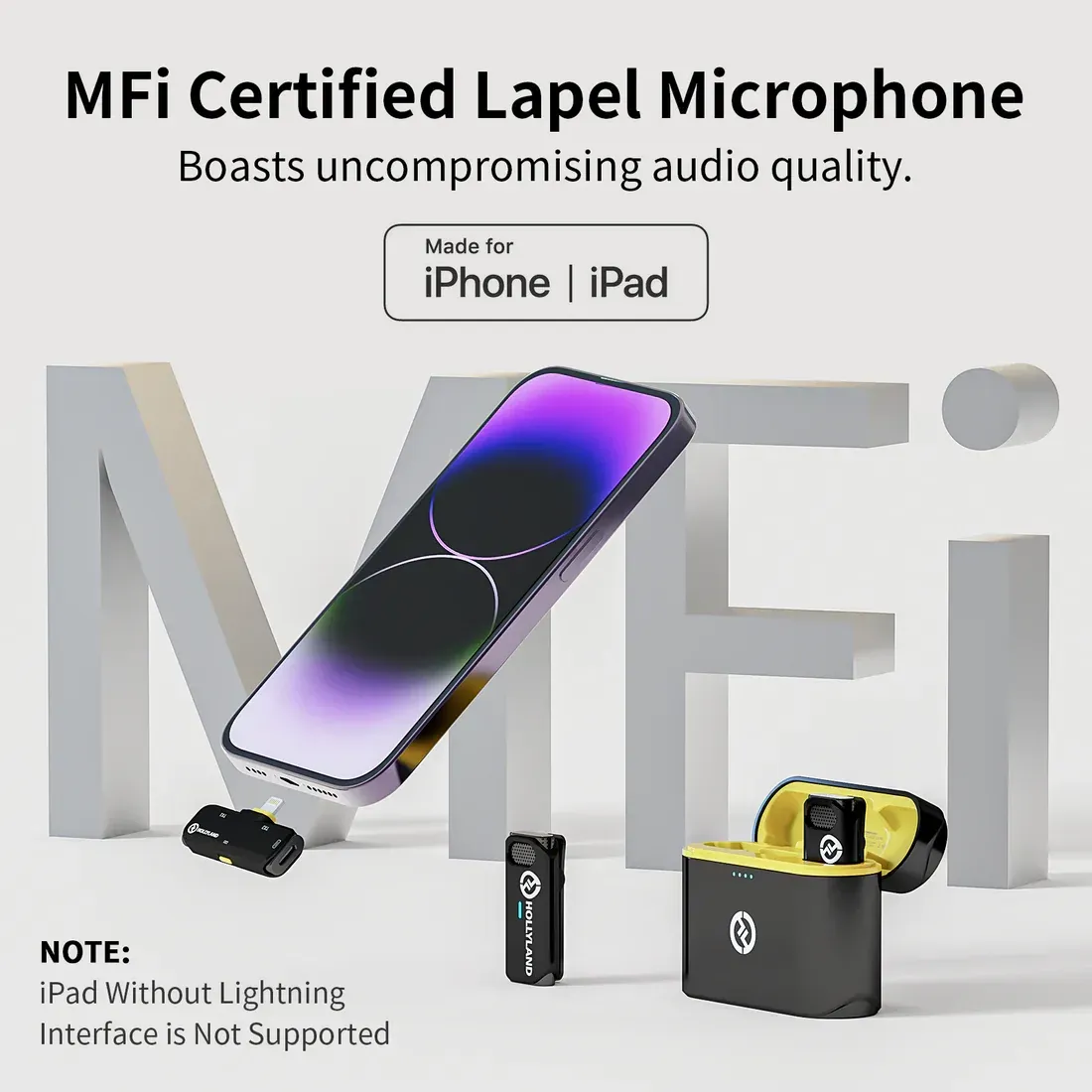 Hollyland LARK C1 Duo – Wireless Microphone System - (2.4 GHz) — view 2