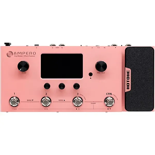 Hotone Effects Ampero Amp Modeler and Effects Processor - Pink
