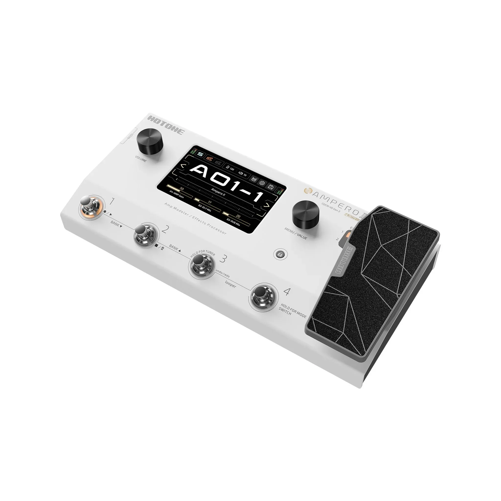 Hotone MP-350 Ampero II Multieffects Pedal — view 2