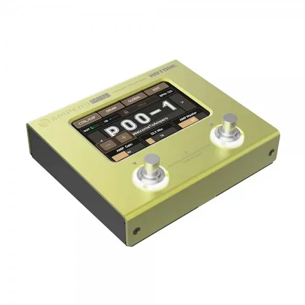 HOTONE Ampero Mini MP50 Mustard - Guitar Multi Effects Pedal — view 2