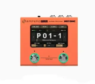 HOTONE Ampero Mini MP50 Orange - Guitar Multi Effects Pedal — view 1