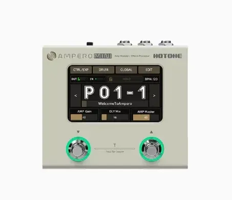 HOTONE Ampero Mini MP50 Vanilla - Guitar Multi Effects Pedal