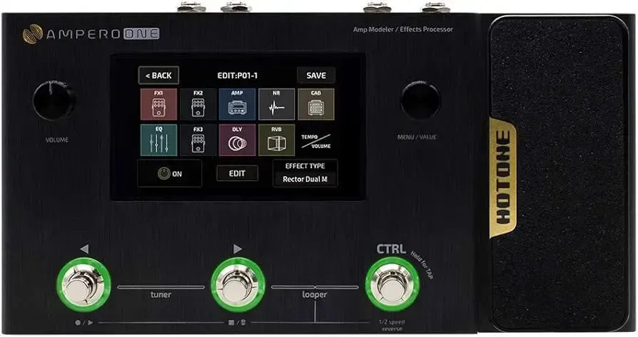 Hotone Ampero One MP-80 Multi Effects Pedal — view 3