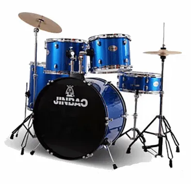 Jinbao JBP1103 5 Piece Drum Kit - Blue — view 1