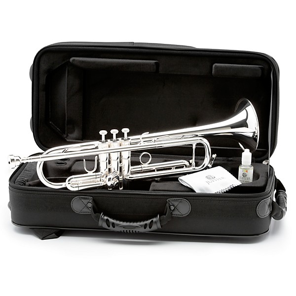 Jupiter JTR1100SQ Bb Trumpet – Silver — view 4