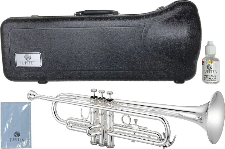 Jupiter JTR500N Student Bb Trumpet – Nickle — view 2