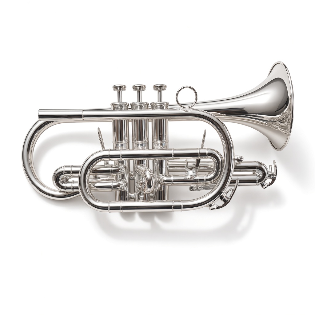 Jinyin Cornet JYCO-E110 Silver Plated — view 1