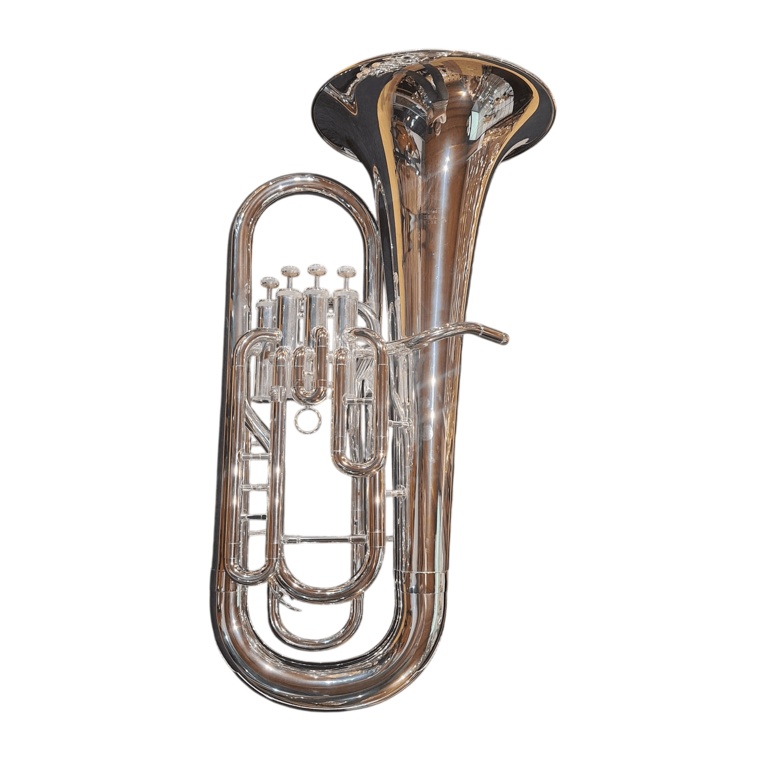 Jinyin 4 Valve Euphonium JYEUE138 Silver Plated — view 1