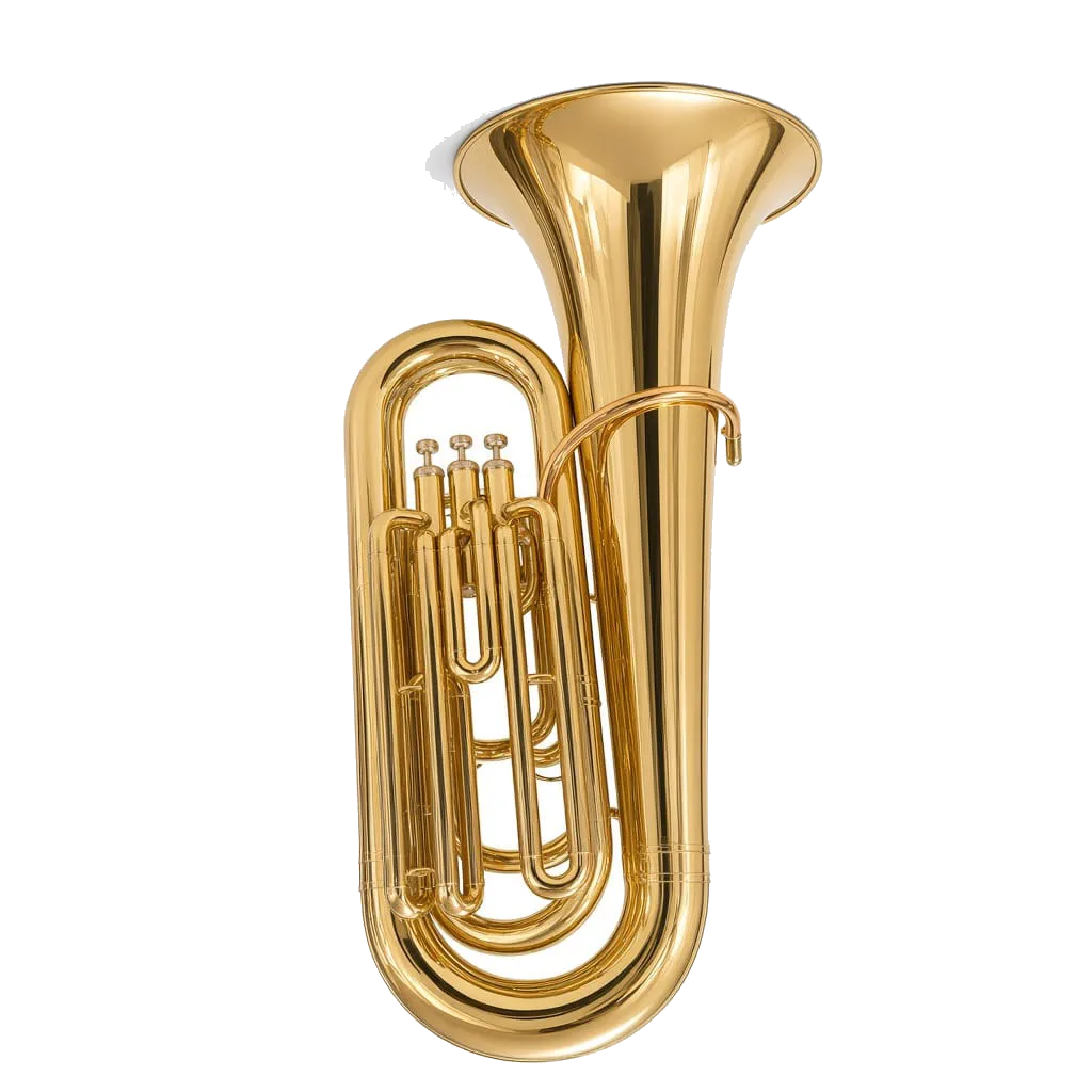 Jinyin Bb 3 Valve 3/4 Tuba – Lacquer — view 1