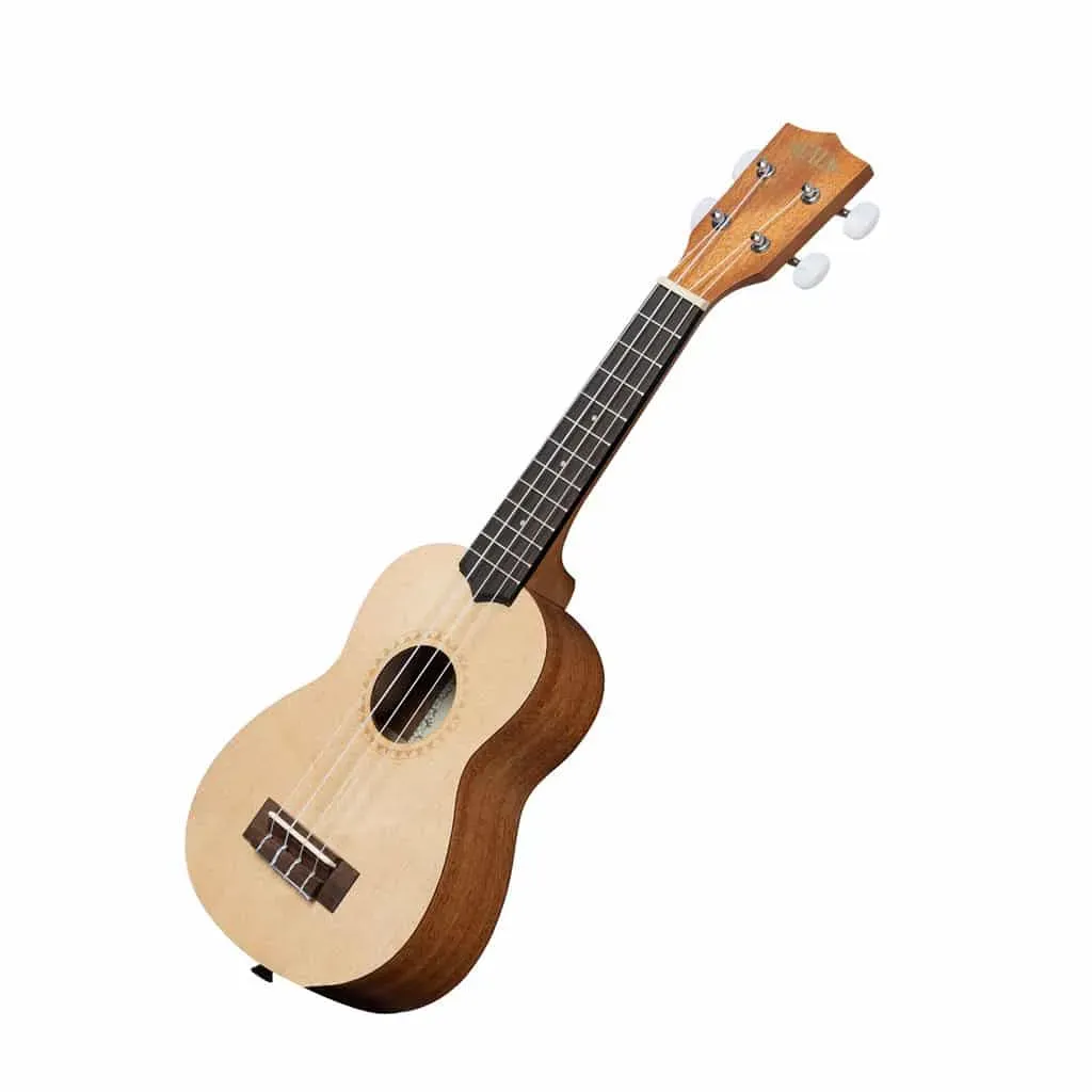 Kala KA-15S-S Spruce Top Soprano Ukulele – Satin Mahogany — view 2