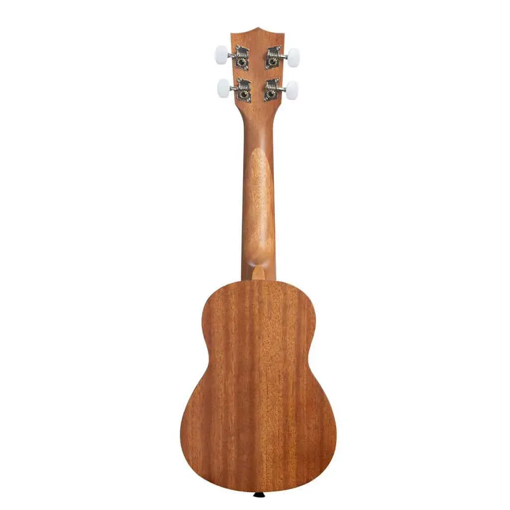 Kala KA-15S-S Spruce Top Soprano Ukulele – Satin Mahogany — view 3