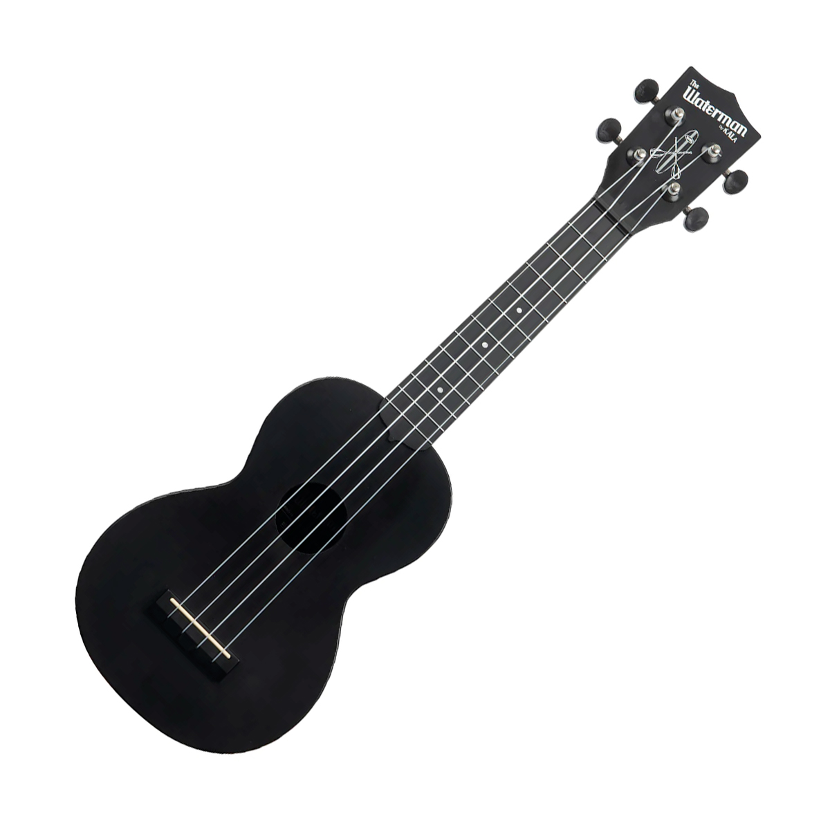 Kala Waterman Beach Collection Soprano Ukulele – Black Sand — view 2