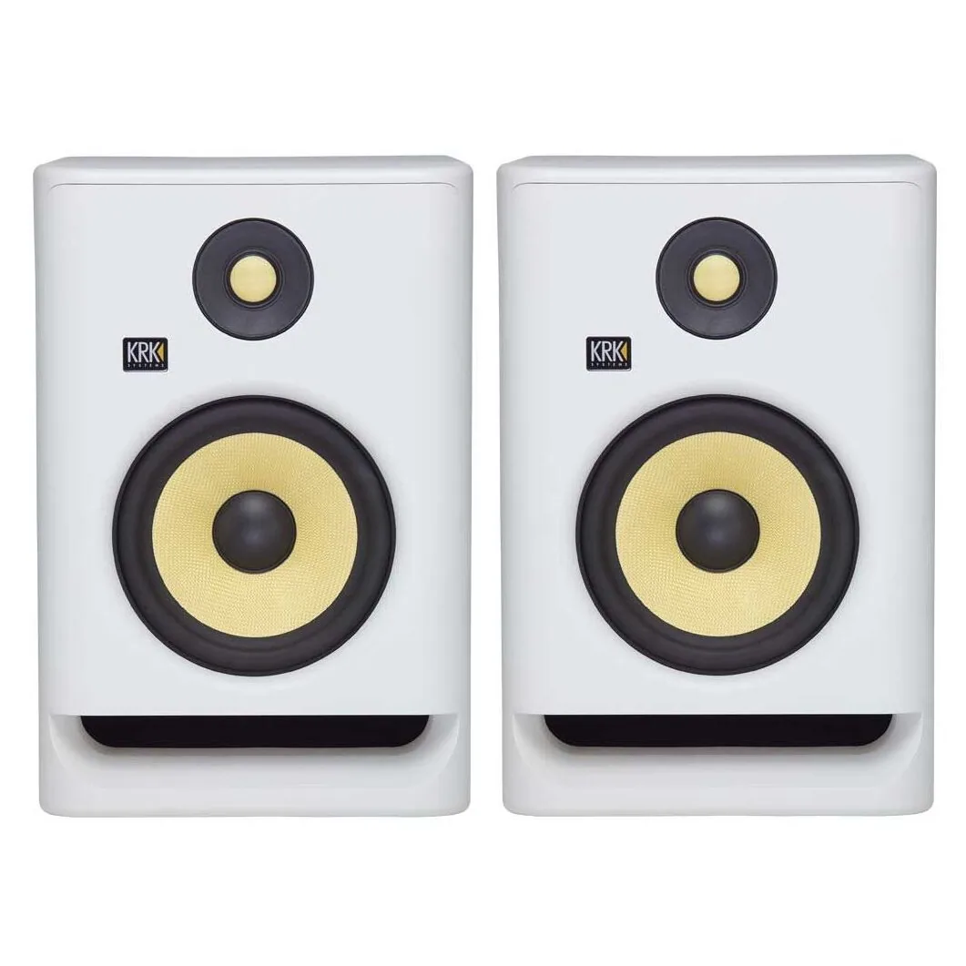 KRK RokitT RP7 G4 White Noise Edition Studio Monitor (Pair) — view 1