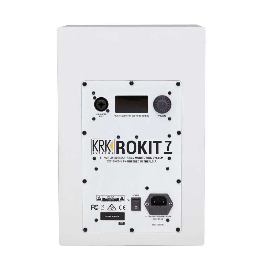 KRK RokitT RP7 G4 White Noise Edition Studio Monitor (Pair) — view 3