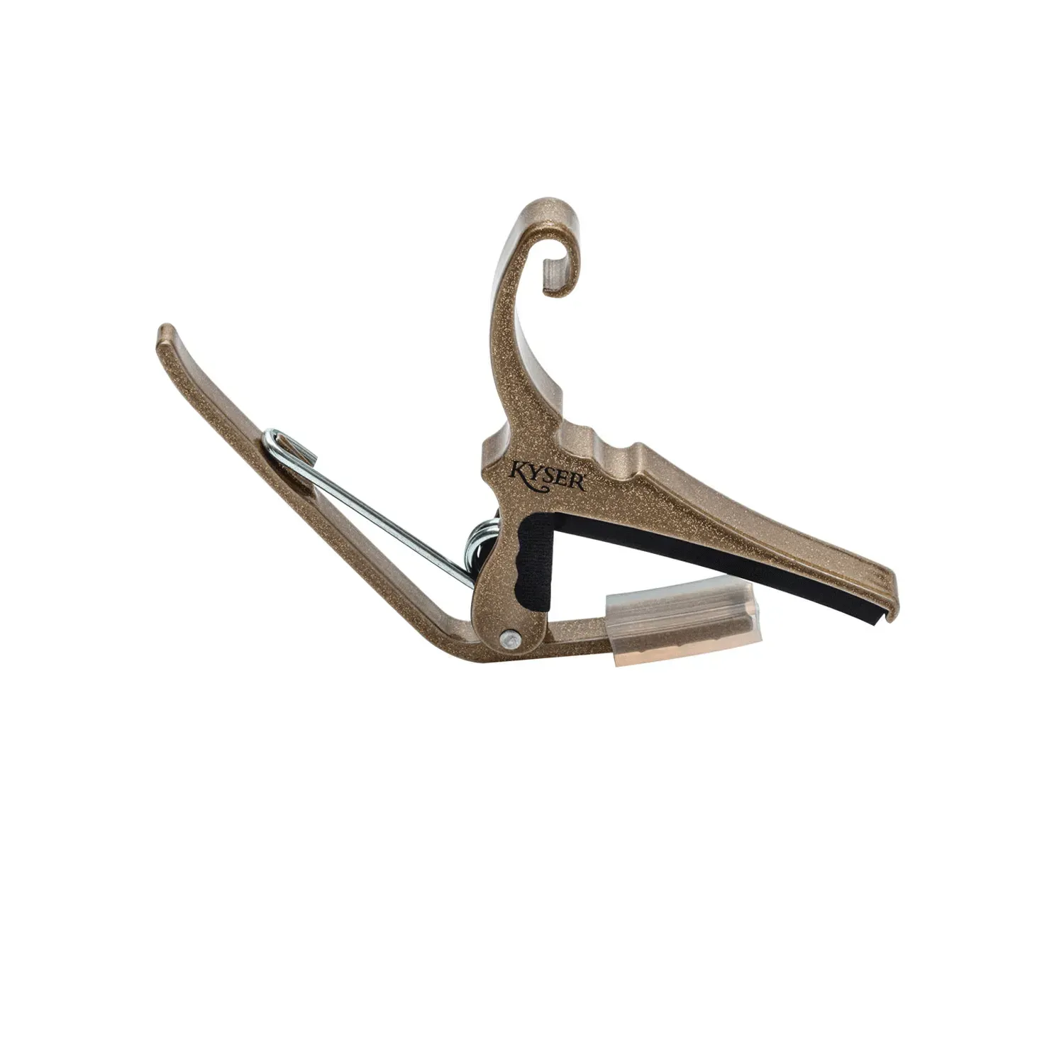 Kyser 6 String Quick Change Guitar Capo Acoustic - Gold — view 2