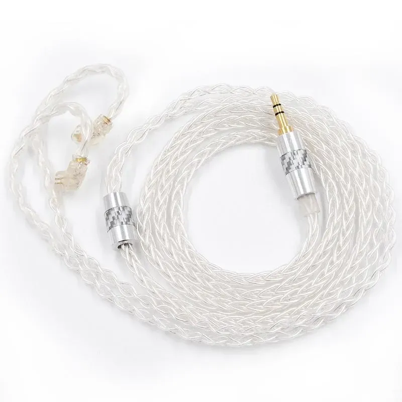 KZ Original 90-3 Earphone Audio Cord OFC Oxygen-free Copper Silver-plated Wire Cable