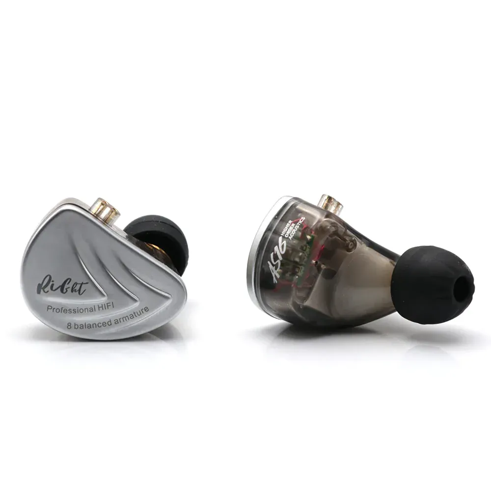 KZ AS16 - Balanced Armature In-Ear Monitor Earphones - Black — view 2