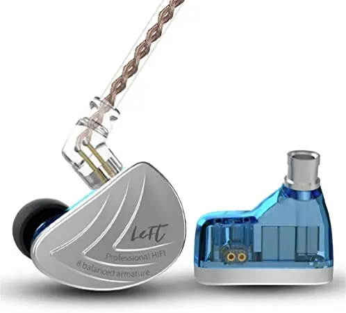 KZ AS16 - Balanced Armature In-Ear Monitor Earphones – Blue — view 1