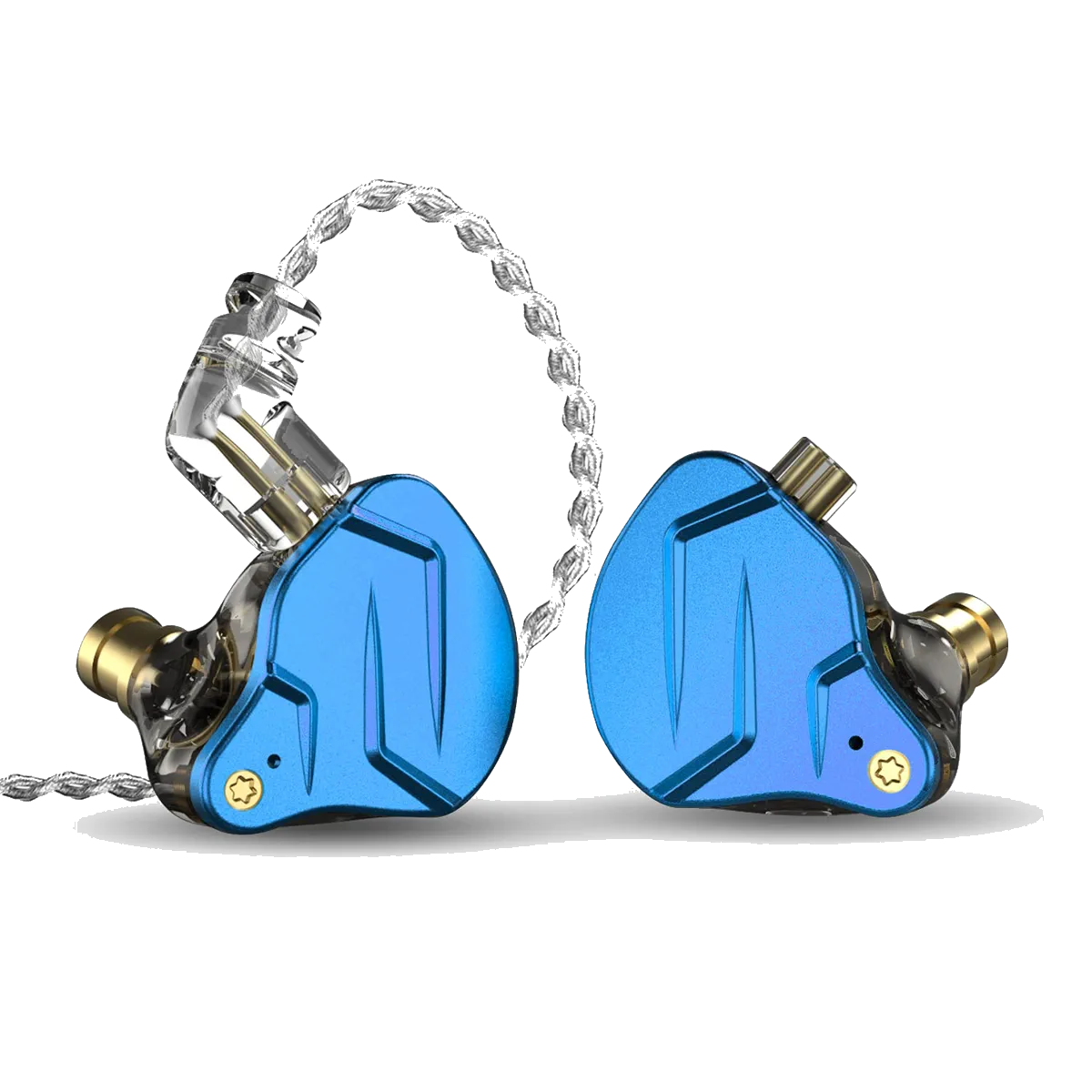 KZ ZSN Pro Hybrid Noise Isolating In Ear Monitor Earphones – Blue — view 1