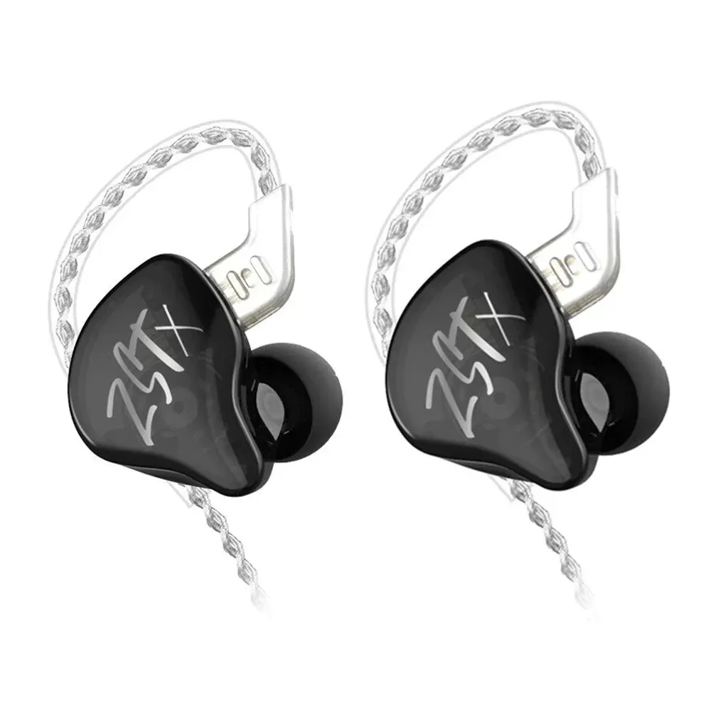 KZ ZST-X Drivers Hybrid HIFI Bass Earbuds - Black — view 1