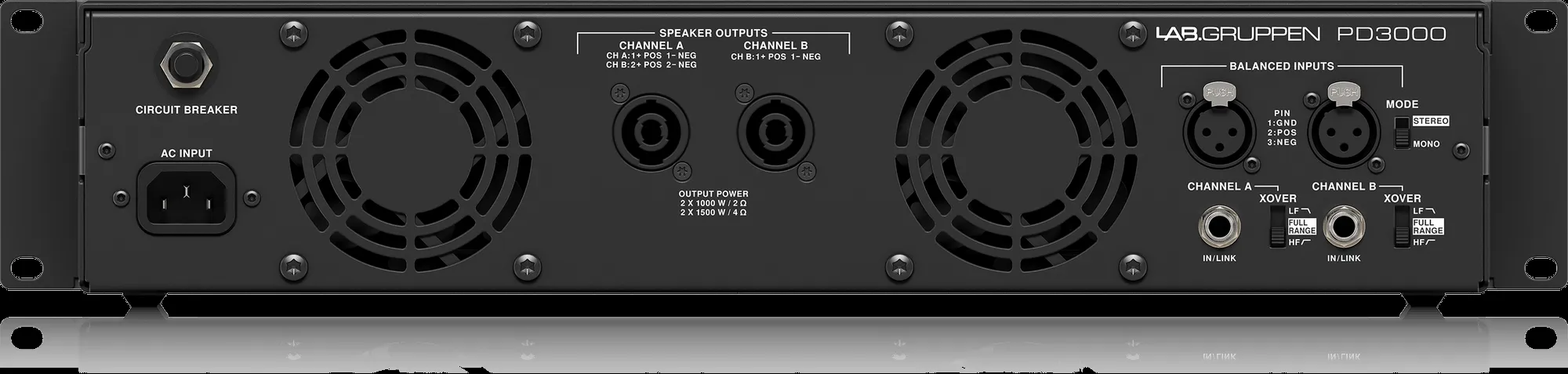 Lab Gruppen PD3000 Power Amplifier — view 3
