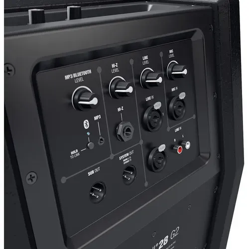 LD Systems MAUI 28 G2 Compact Column PA System with Mixer and Bluetooth (Black) — view 7