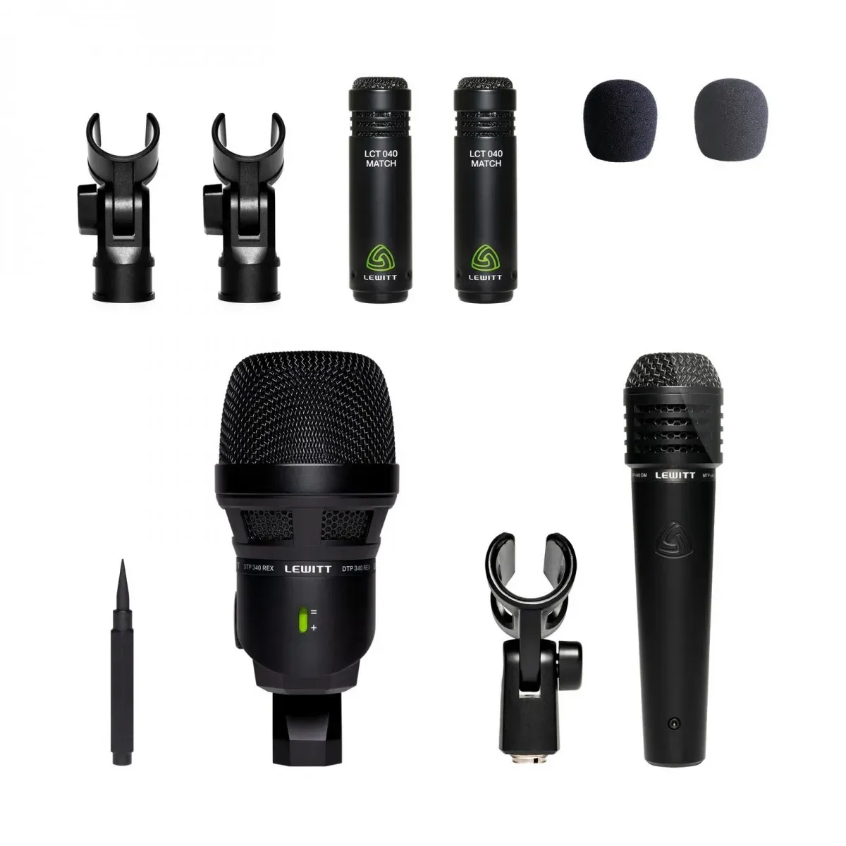 Lewitt BEATKIT 4-Piece Drum Microphone Set — view 2