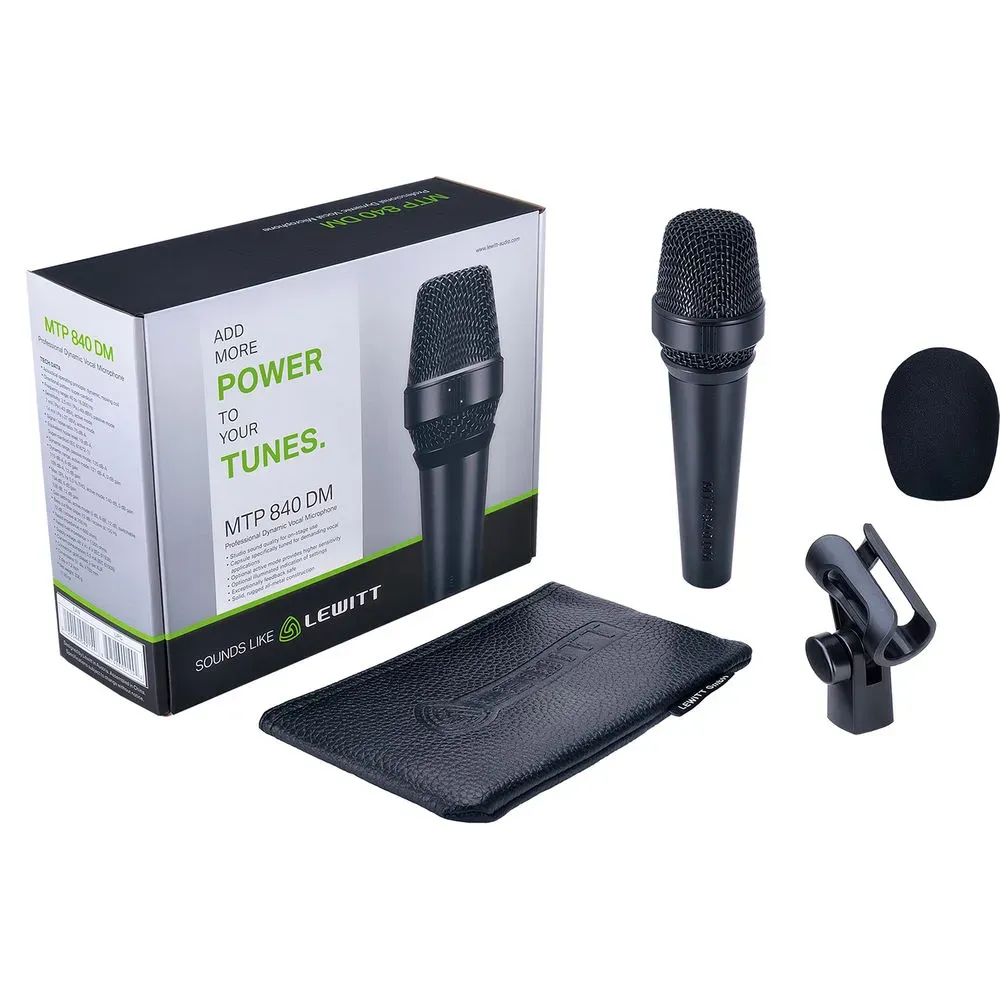 Lewitt MTP 840 DM Dynamic Supercardioid Performance Microphone — view 3