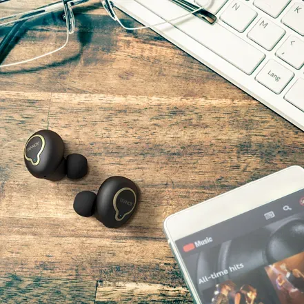 Tannoy Life Buds Wireless In-Ear Earphones (Black) — view 5