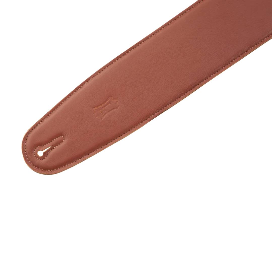 Levy’s M4GF-TAN 3.5-inch Padded Garment Leather Bass Strap – Tan — view 3