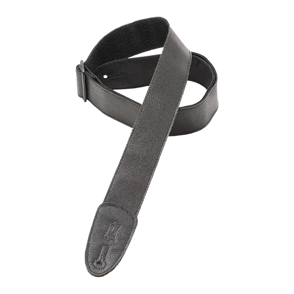 Levy’s M7GP-BLK Garment Leather Guitar Strap – Black — view 1