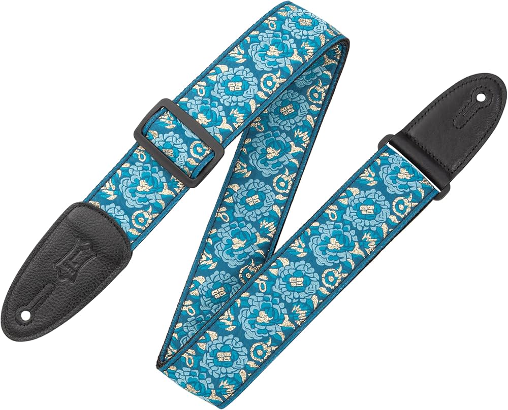 Levy’s M8AS Jacquard Weave Guitar Strap – Blue