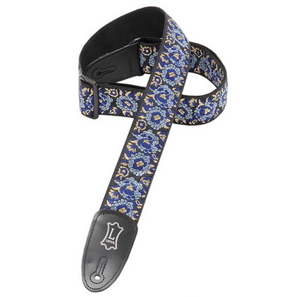 Levy’s M8AS Jacquard Weave Guitar Strap – Navy