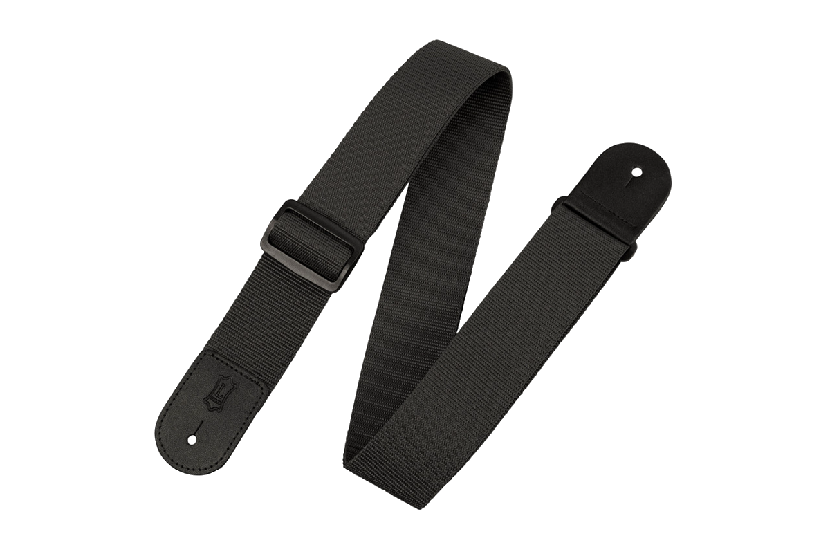 Levy’s M8POLY Woven Polypropylene Guitar Strap – Black