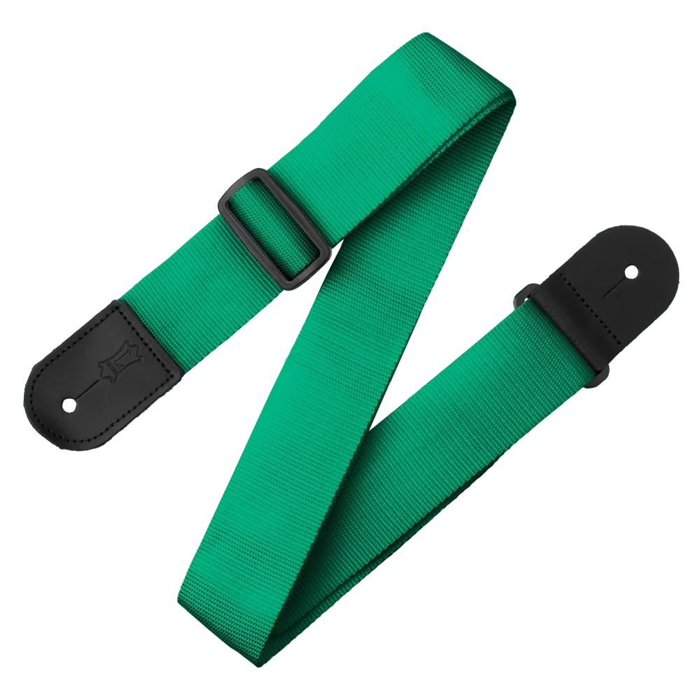 Levy’s M8POLY 2-inch Woven Guitar Strap – Green — view 1
