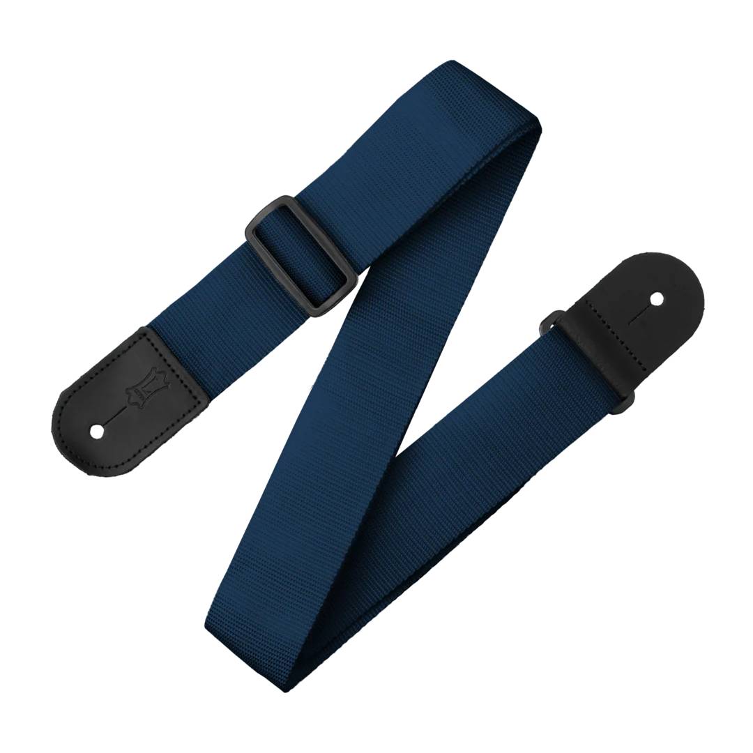 Levy’s Single Tone Series Polypropylene Guitar Strap – Navy