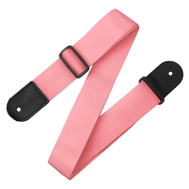 Levy’s M8POLY 2-inch Woven Guitar Strap – Pink