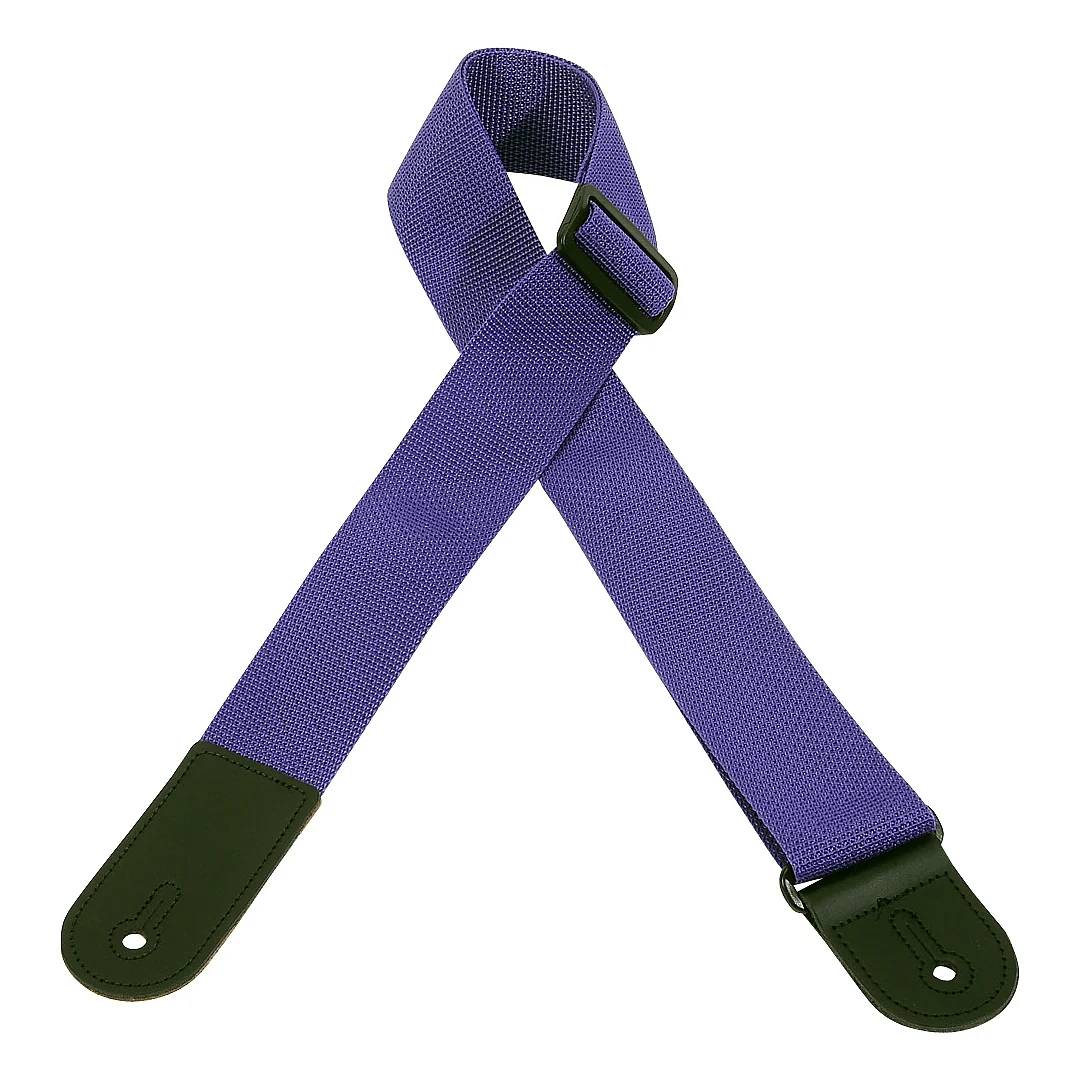 Levy’s Single Tone Series Polypropylene Guitar Strap – Purple