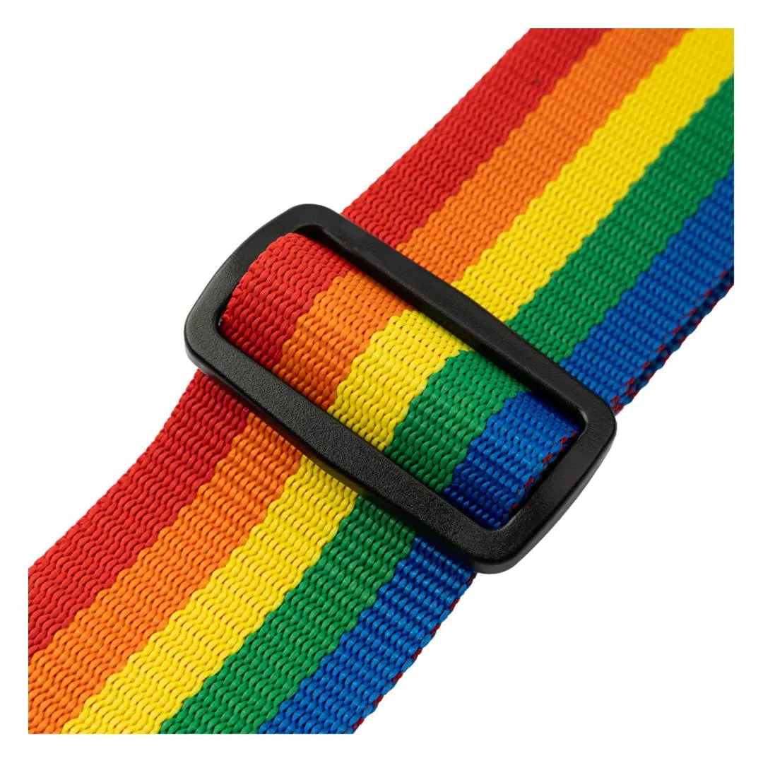 Levy’s Single Tone Series Polypropylene Guitar Strap – Rainbow — view 3