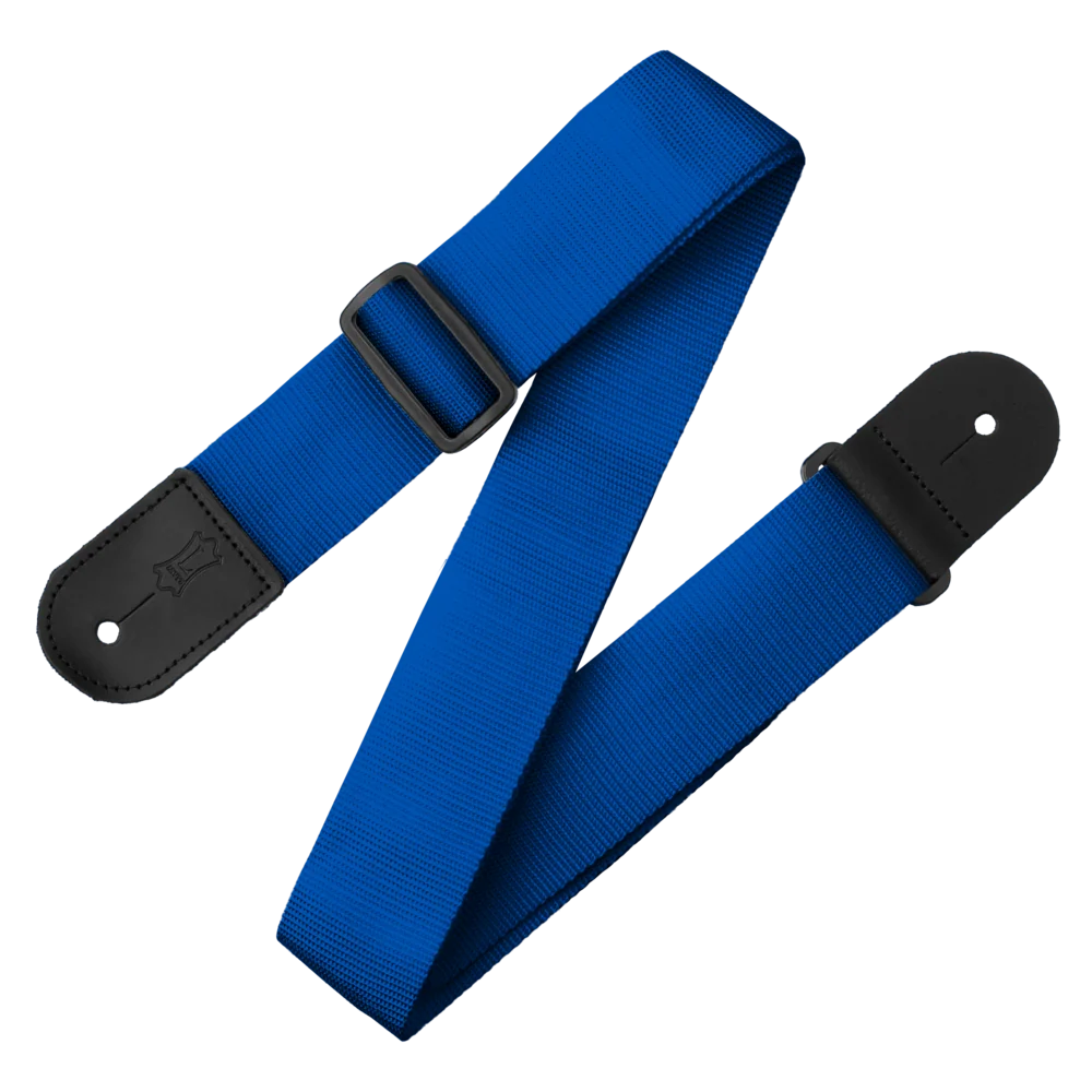 Levy’s M8POLY 2-inch Woven Guitar Strap – Royal Blue