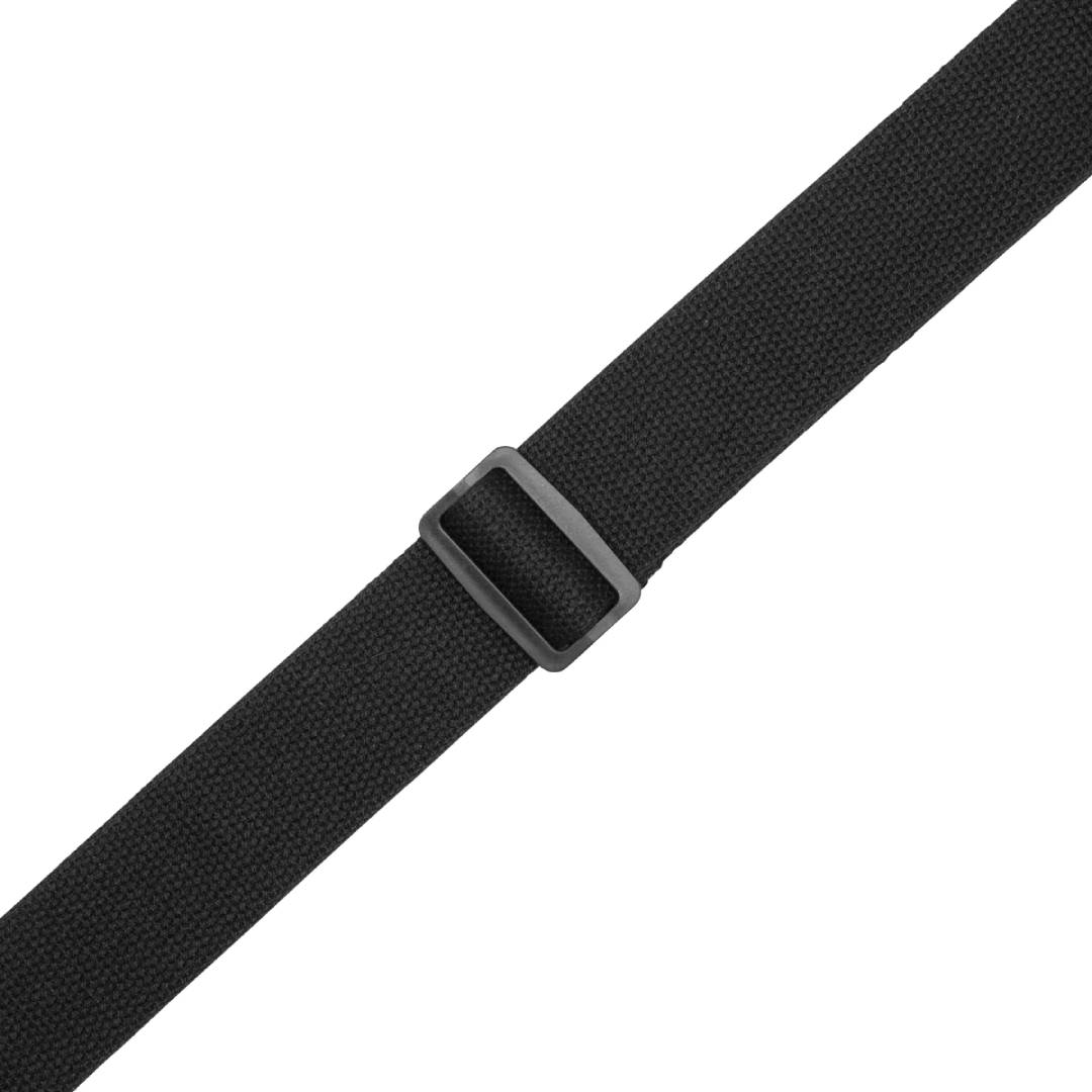 Levy’s MC2PH 2-inch Cotton Pickholder Guitar Strap – Black — view 3