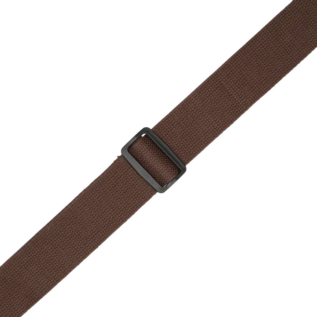 Levy’s MC2PH 2-inch Cotton Pickholder Guitar Strap – Brown — view 3