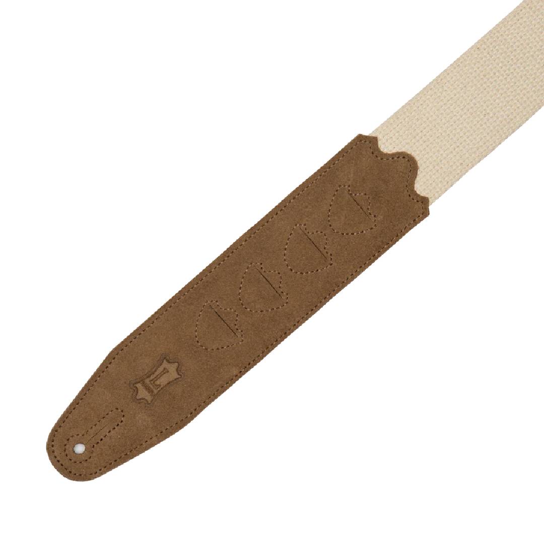 Levy’s MC2PH 2-inch Cotton Pickholder Guitar Strap – Natural — view 2