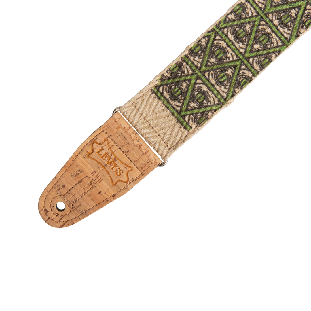 Levy’s MH8P-005 Hemp Guitar Strap – Illuminati — view 2