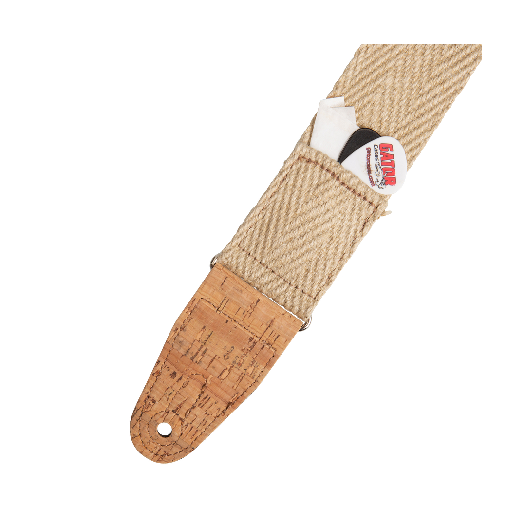 Levy’s MH8P-005 Hemp Guitar Strap – Illuminati — view 4