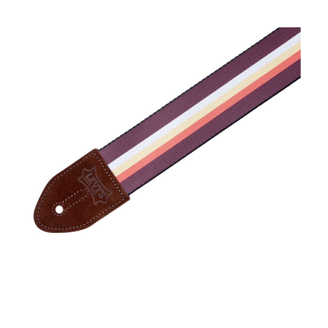 Levy’s MP2 Polyester Guitar Strap Suede Ends – 3 Bar — view 3
