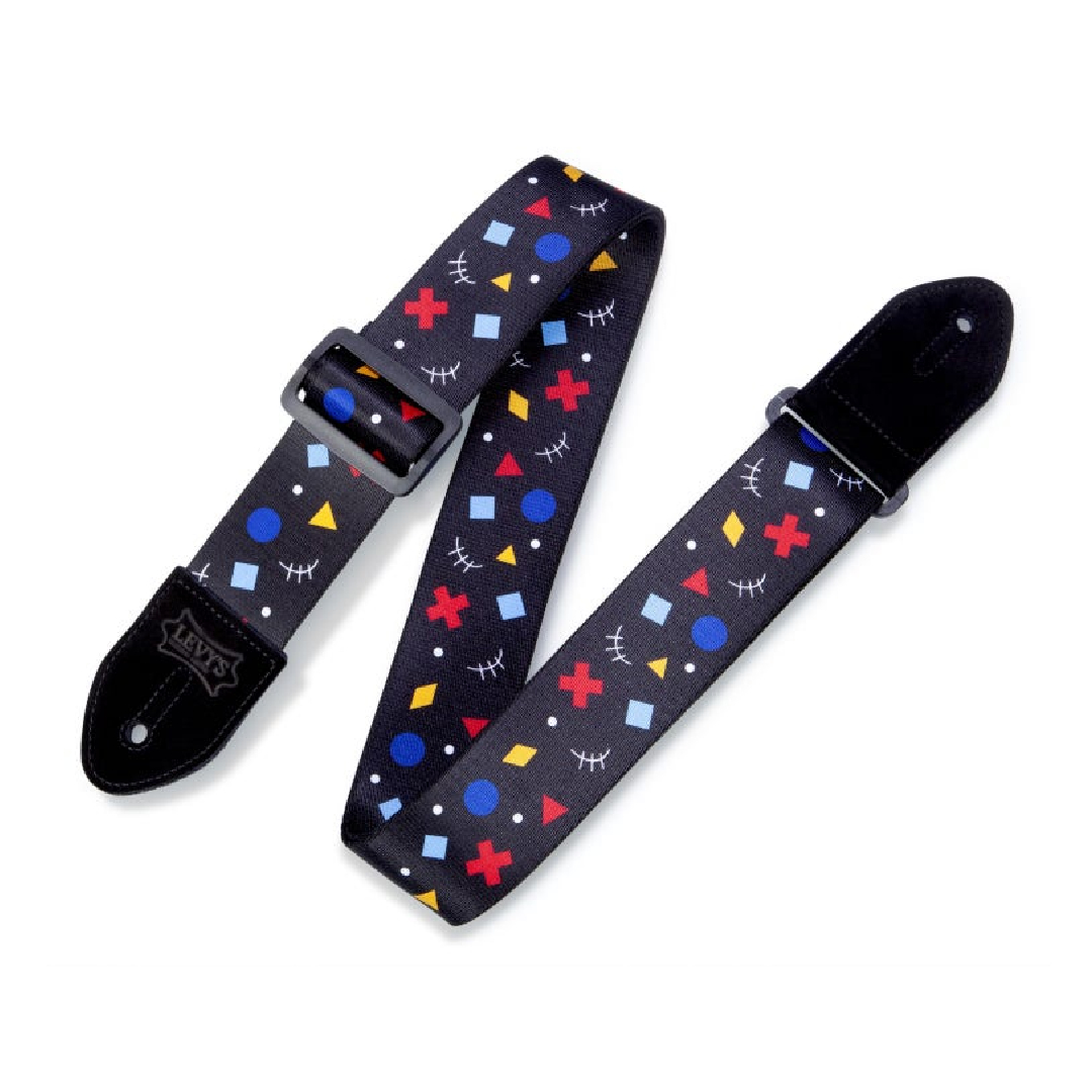 Levy’s MP2 Polyester Guitar Strap Suede Ends – Hex