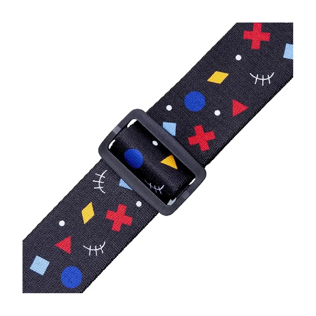 Levy’s MP2 Polyester Guitar Strap Suede Ends – Hex — view 3