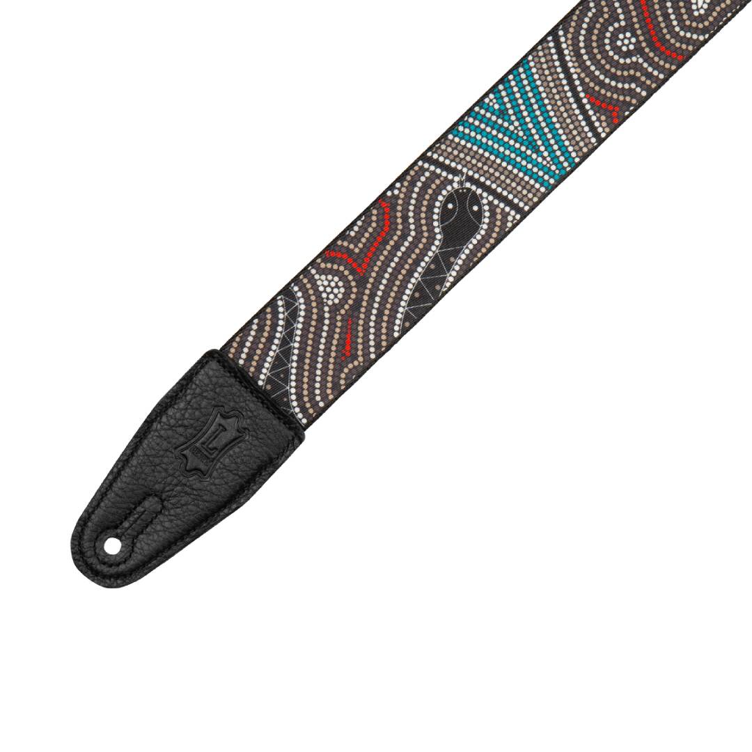 Levy’s MP2DU 2-inch Poly Down Under Guitar Strap – Bird and Snake — view 2
